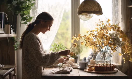 9 ноября -День хранительницы домашнего очага: букеты, в которых живёт уют