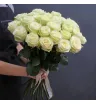 25 белых роз Эквадор в букете