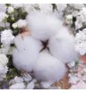 Коробочка с хлопком и белой гипсофилой 5