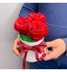 Коробочка из  стабилизированных роз &laquo;Навсегда !&raquo;