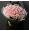 51 розовая роза Эквадор в букете