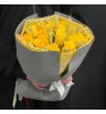 Букет из жёлтых роз и пшеницы «Золотой урожай»
