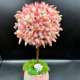 Топиарий из сухоцветов &laquo;Где живут чудеса&raquo; от интернет-магазина «Игнолия» в Люберцах