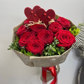 Букет из роз «Влюбленные» от интернет-магазина «Игнолия» в Люберцах