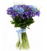 Аквамариновый букет «Цвет настроения синий!» 2