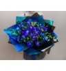 Букет синих орхидей «Узор волны»