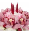 Цветочно-ягодная композиция «Шикарный торт» 4