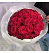 Букет «Алый глянец»