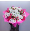 Сборный букет из роз и хризантем &laquo;Красота любви&raquo; 5