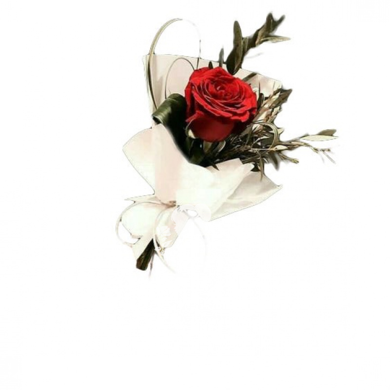 Комплимент из одной розы &laquo;Королева цветов&raquo; 2