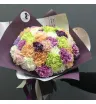 Букет из разноцветных гвоздик &laquo;Заветная мечта&raquo;