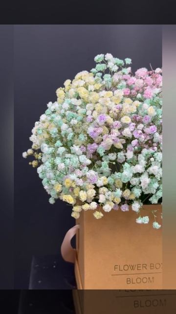 Композиция из радужной гипсофилы &laquo;Сахарная вата&raquo;