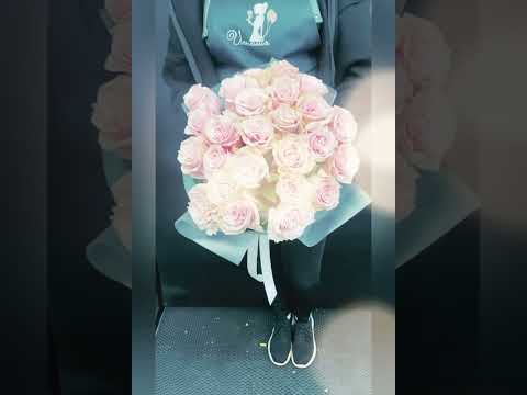 25 розовых роз Эквадор в букете