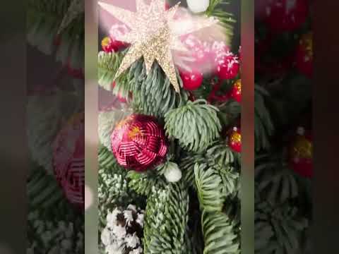 Композиция из нобилиса с новогодним декором «Зимняя сказка»